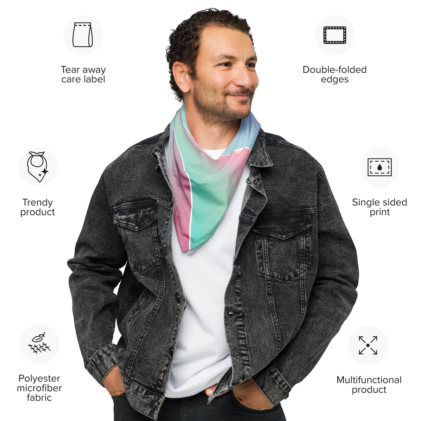 Glass Pattern All-over print bandana