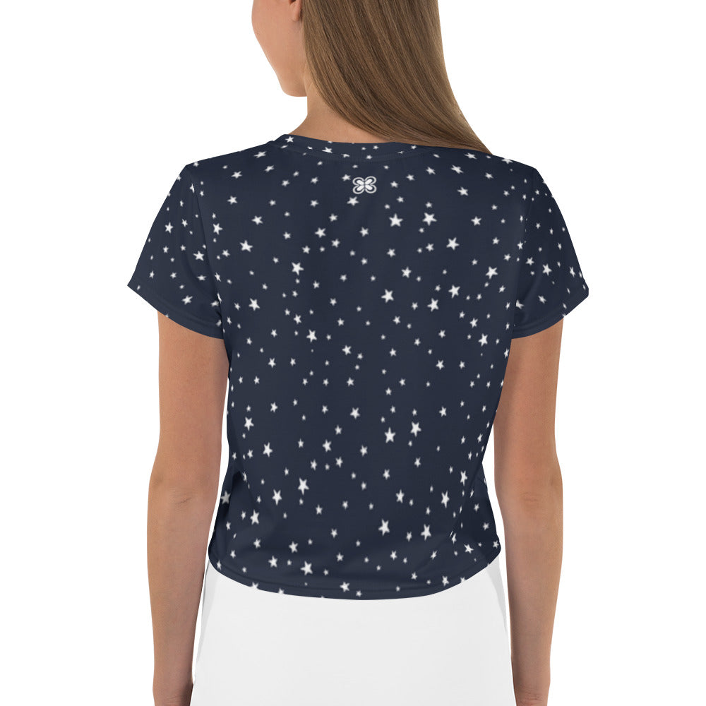 Straz All-Over Print Crop Tee