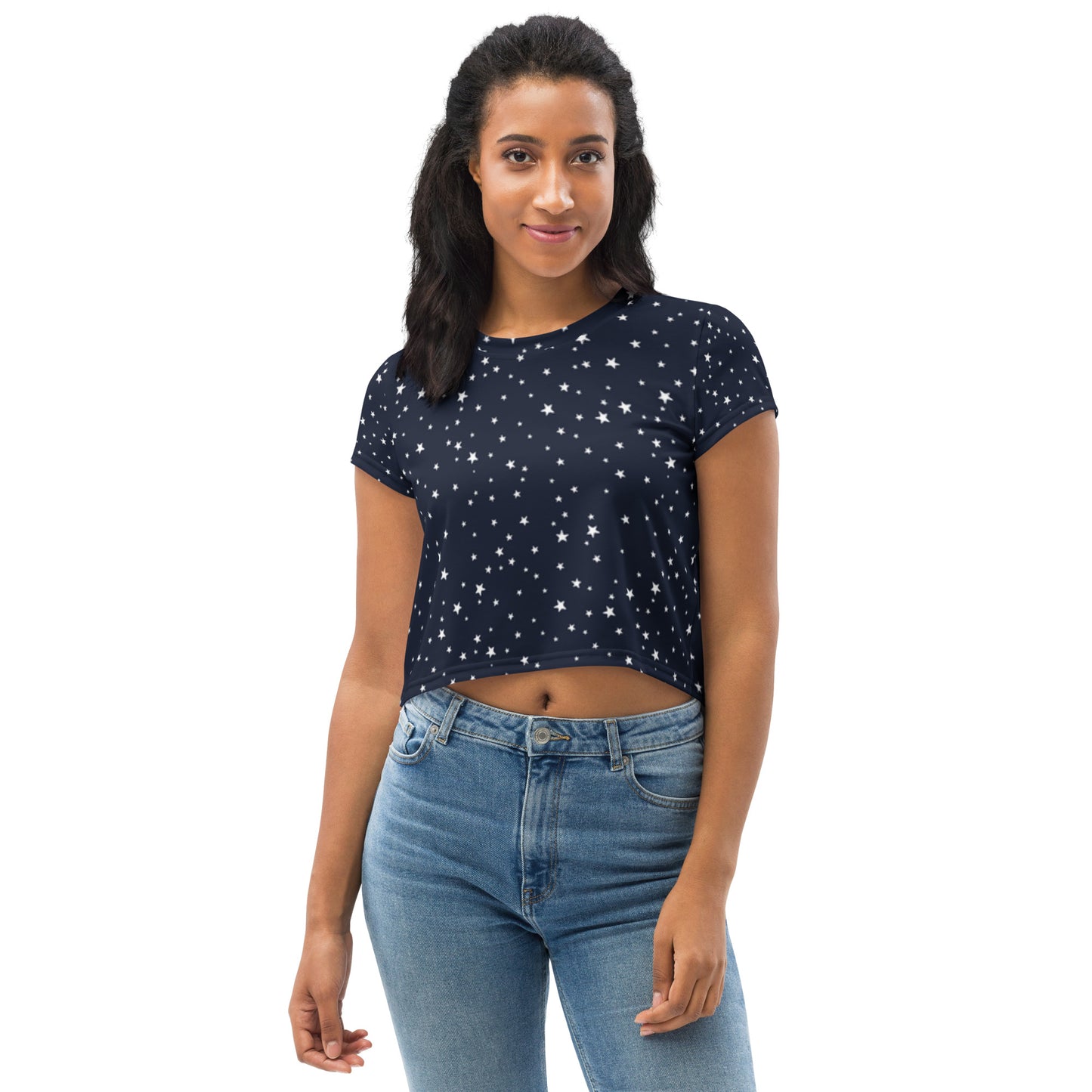 Straz All-Over Print Crop Tee