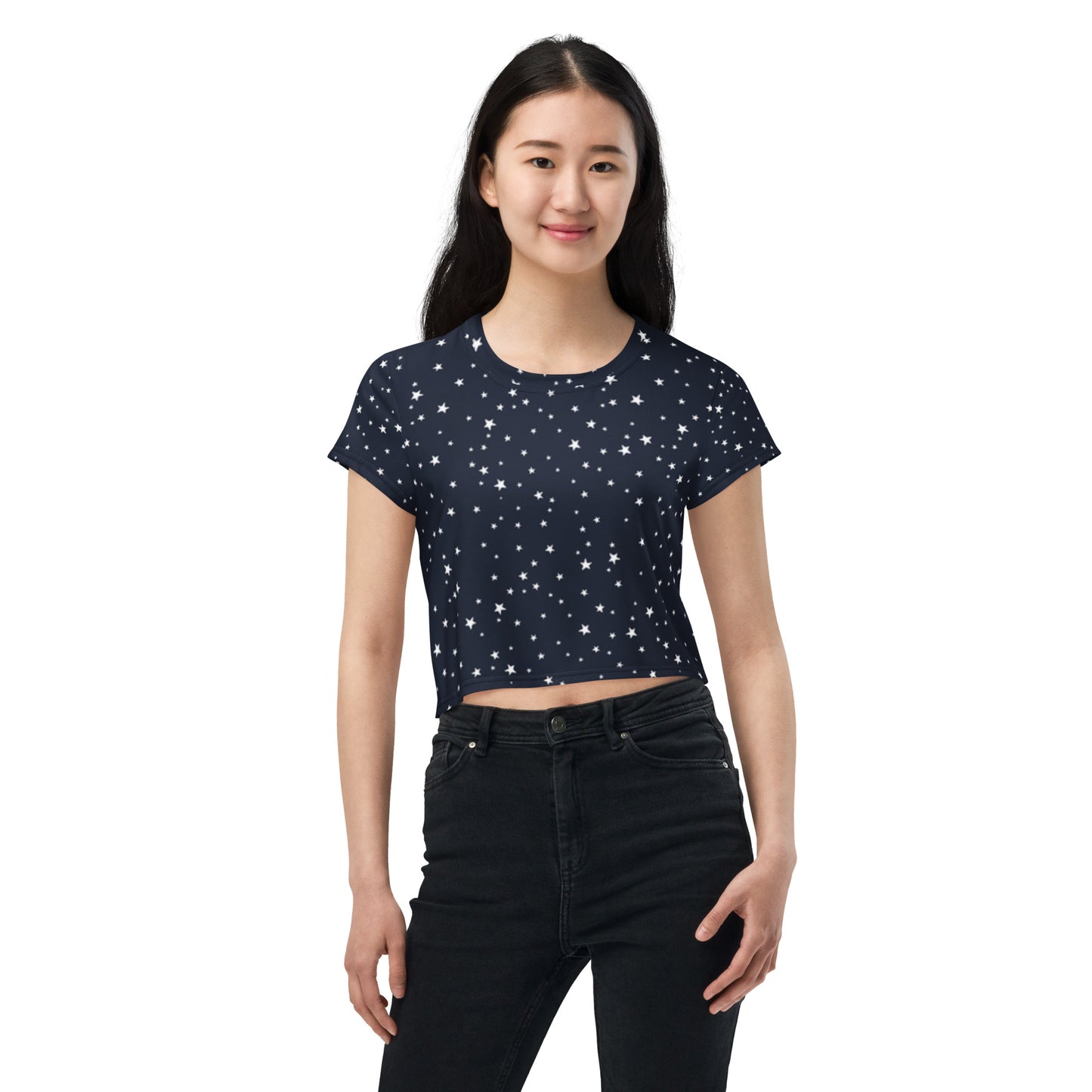 Straz All-Over Print Crop Tee