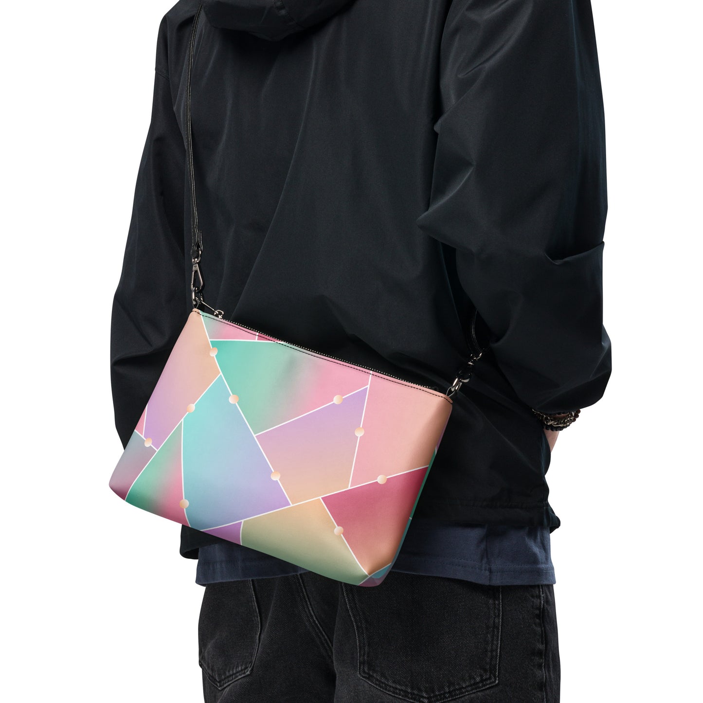 Glass-Pattern Crossbody bag