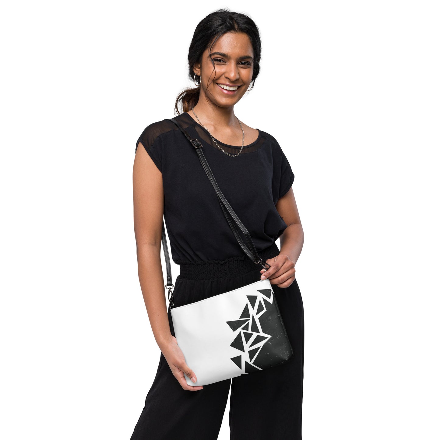 Modern-Print Crossbody bag