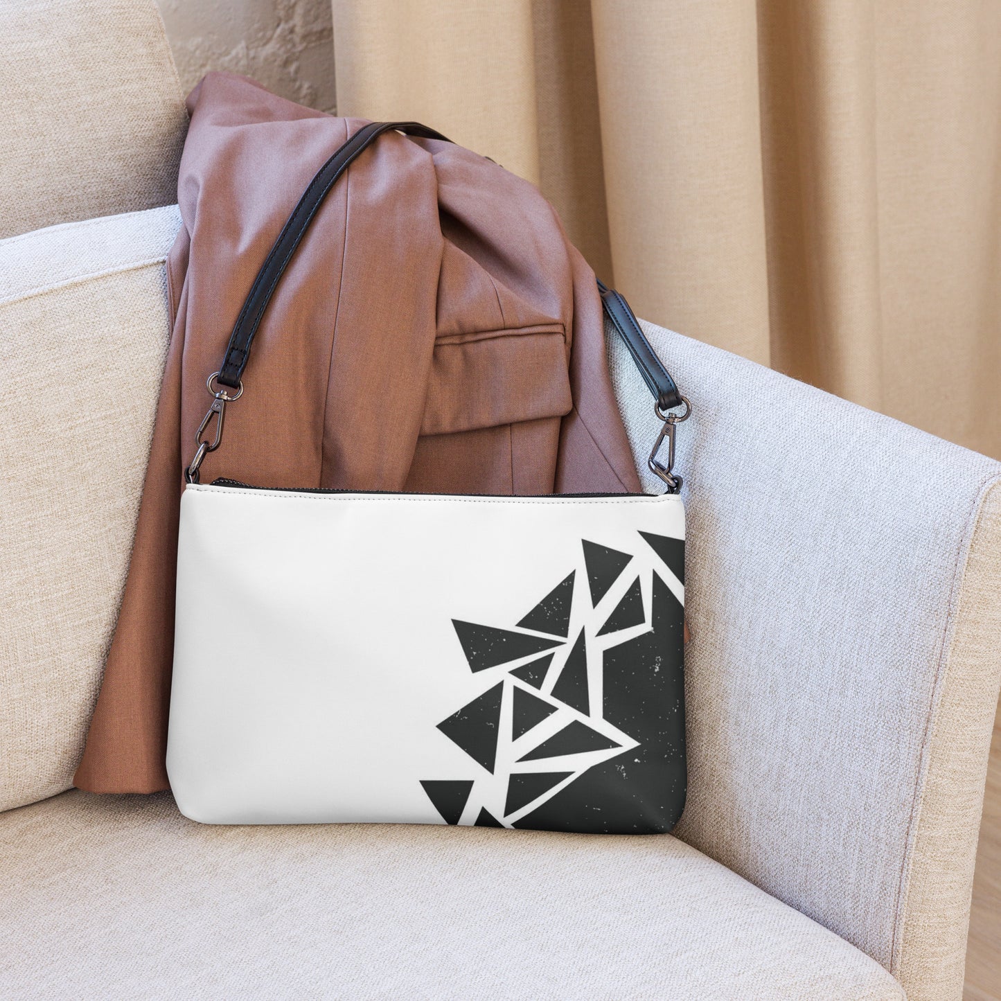 Modern-Print Crossbody bag