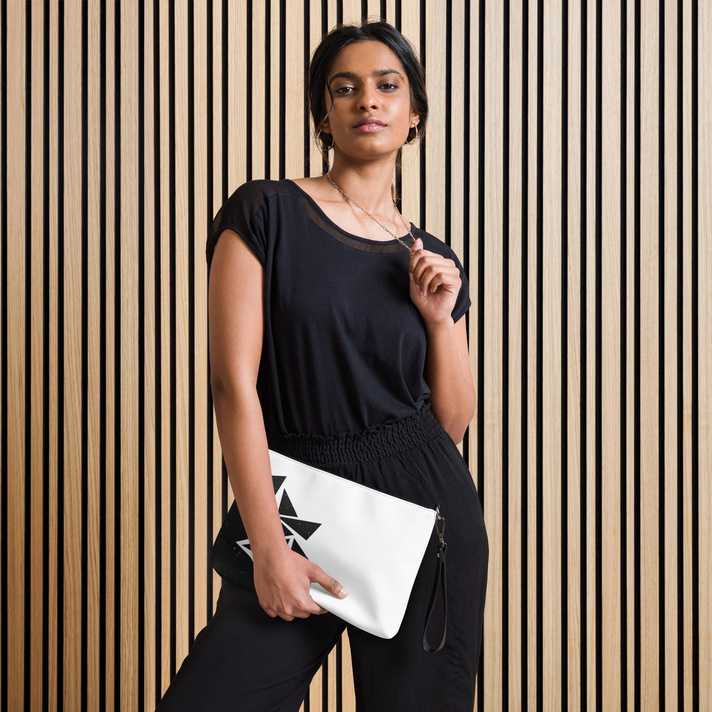 Modern-Print Crossbody bag