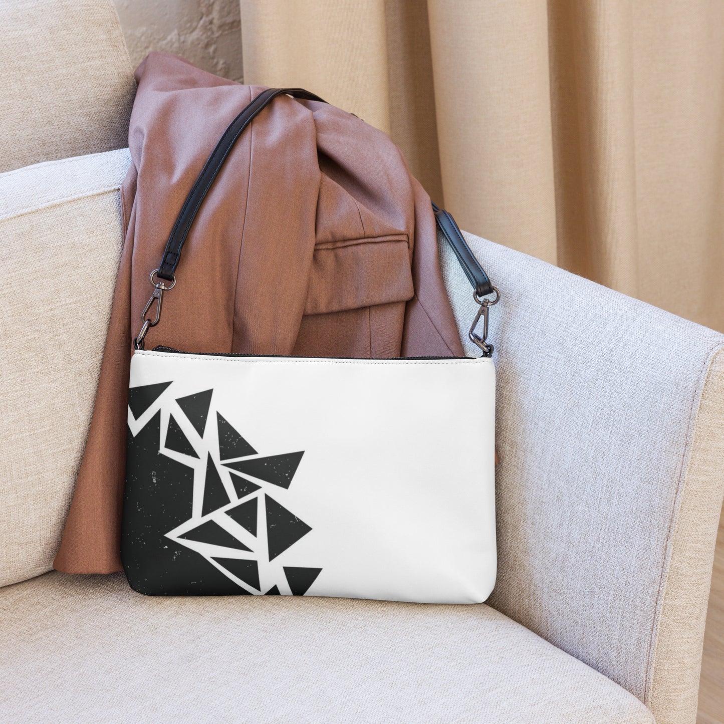 Modern-Print Crossbody bag