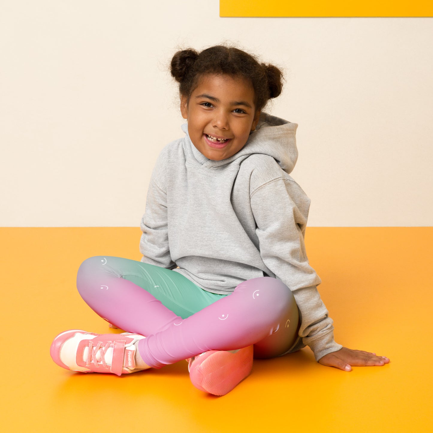 Green/Pink Gradient Kid's Leggings