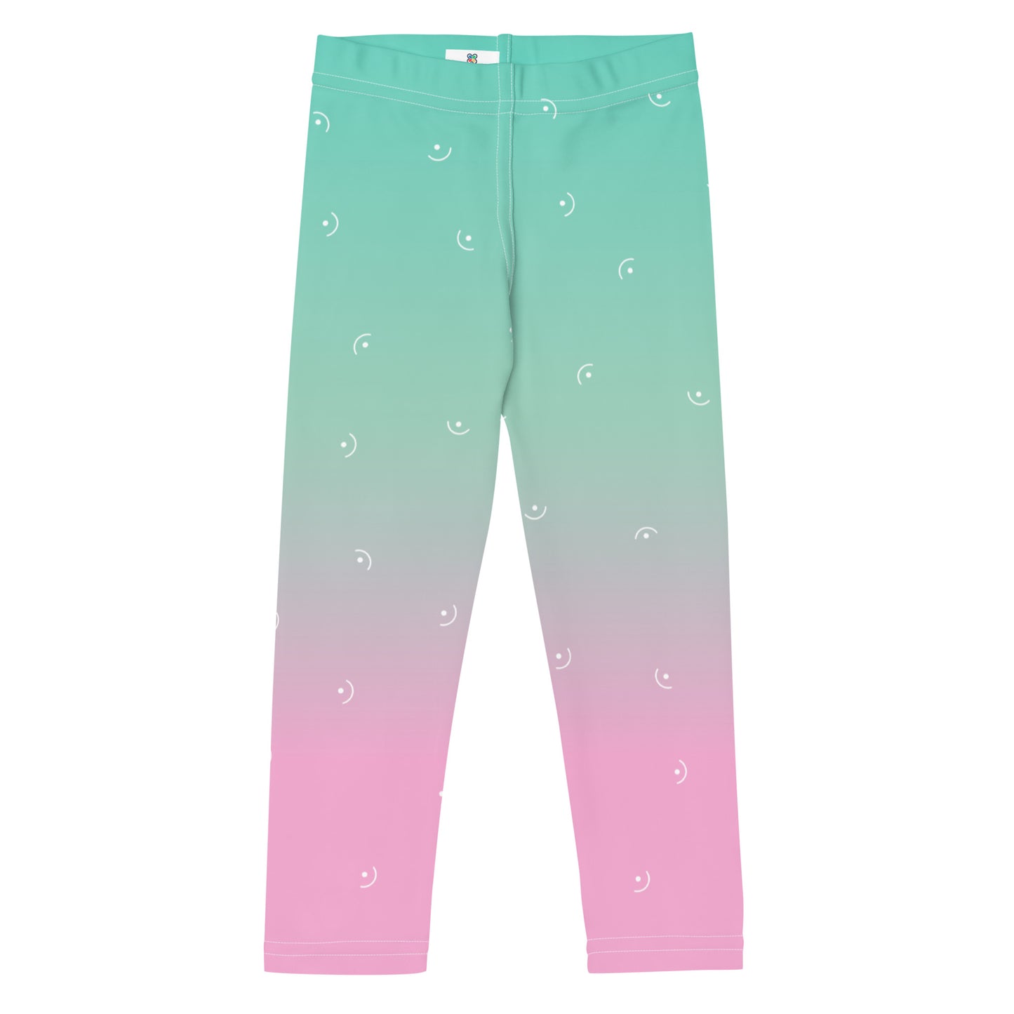 Green/Pink Gradient Kid's Leggings