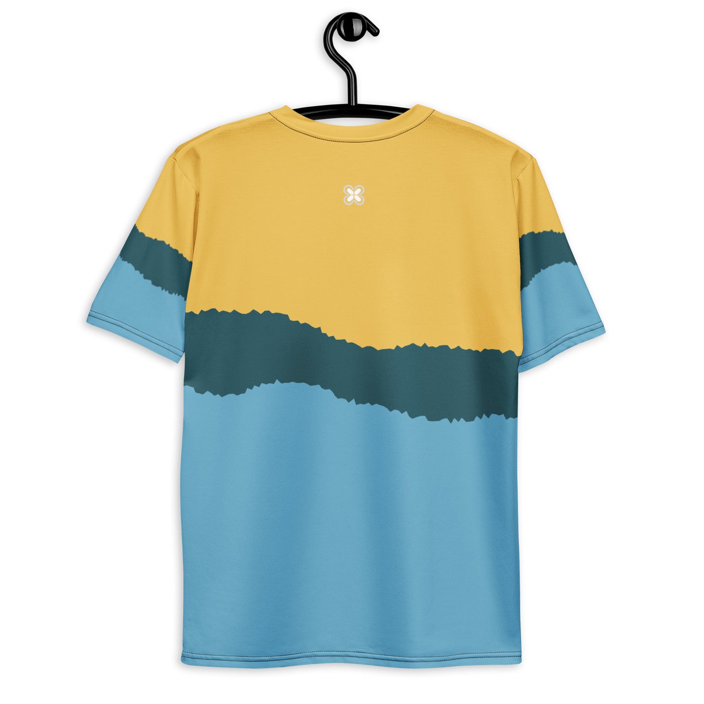 Blue-&-Yellow Blur Men's t-shirt