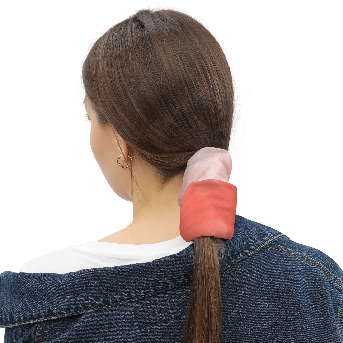 Pink-Tie-Dye Neck Gaiter