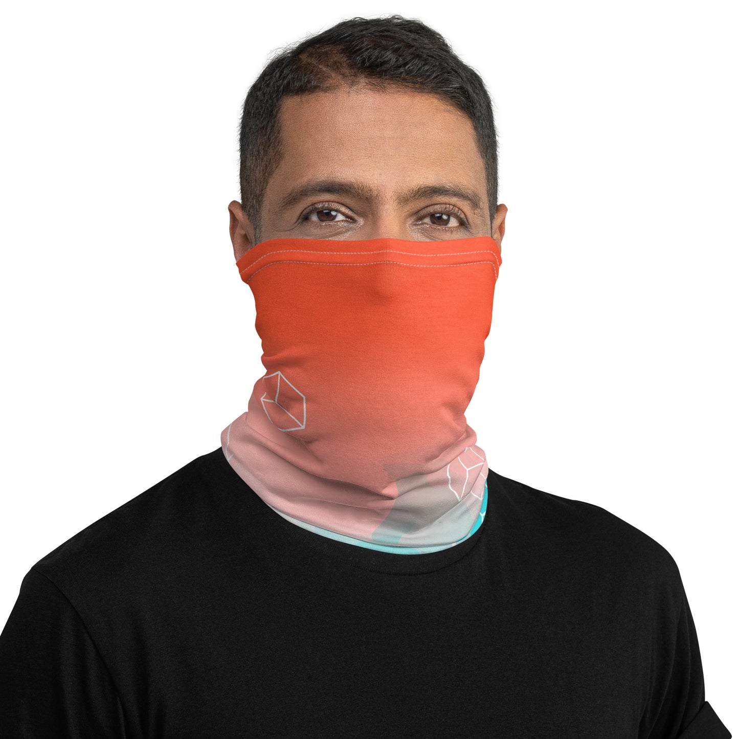 Watercolor gradient Neck Gaiter