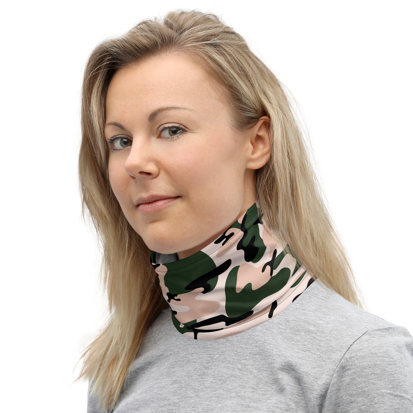 Pink Camo Neck Gaiter