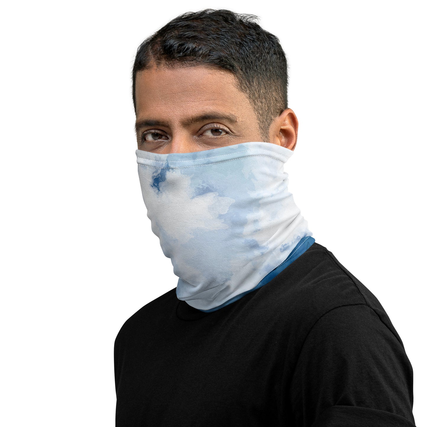 Tie-Dye-Blue Neck Gaiter
