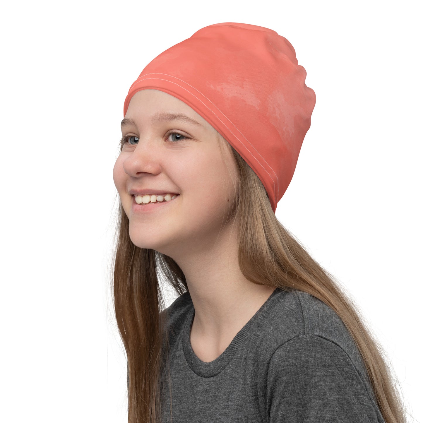 Pink-Tie-Dye Neck Gaiter