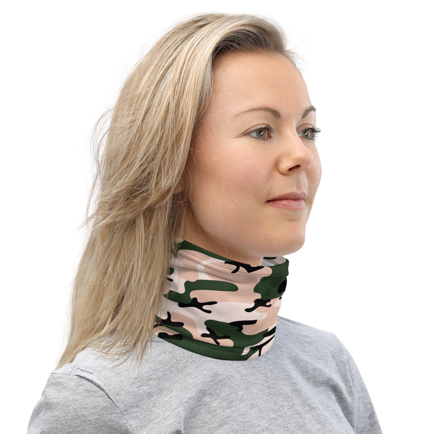 Pink Camo Neck Gaiter