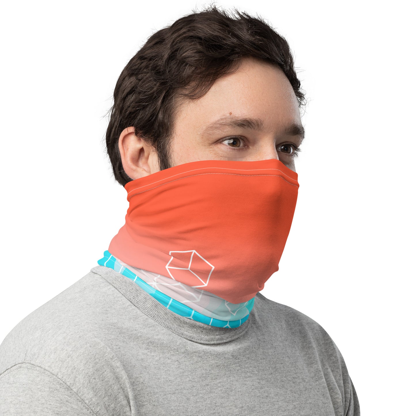 Watercolor gradient Neck Gaiter