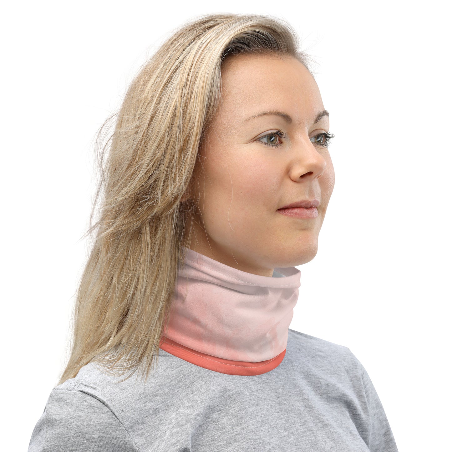 Pink-Tie-Dye Neck Gaiter