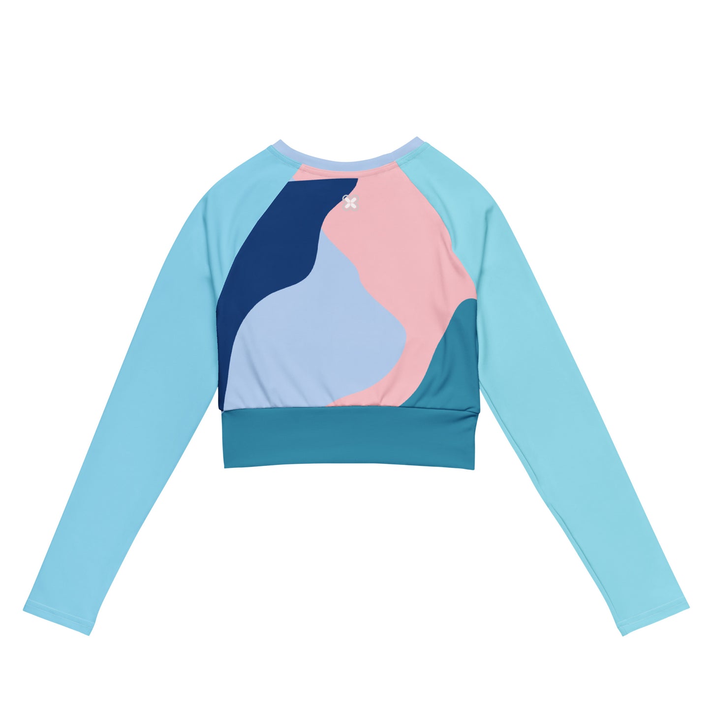 Columbia Blue Recycled long-sleeve crop top