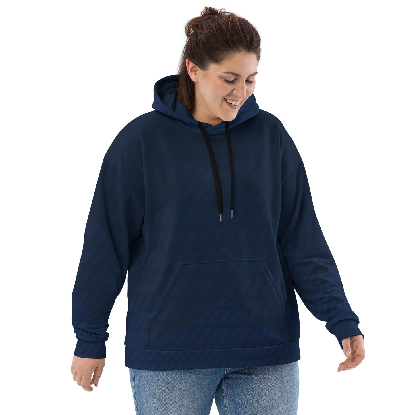 Blue Dash Unisex Hoodie