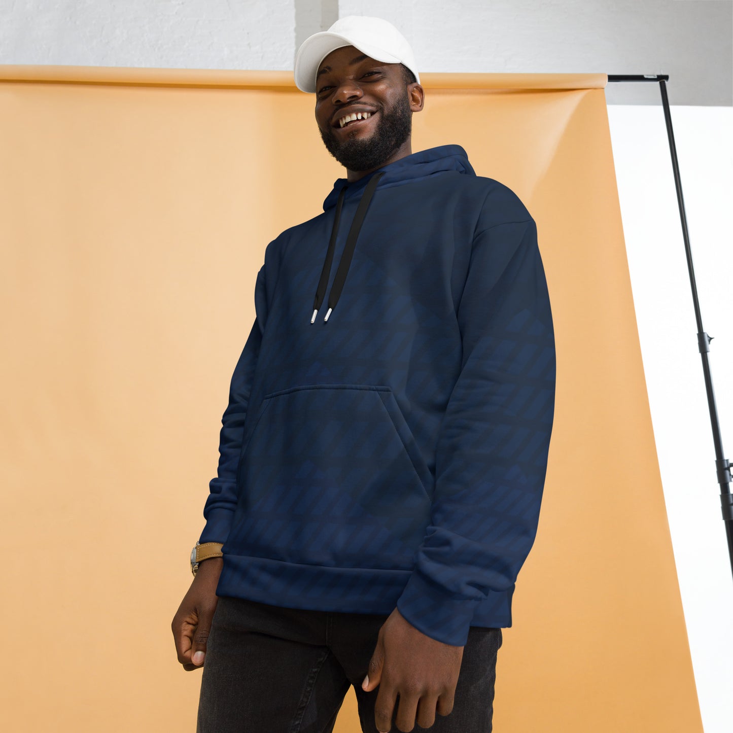 Blue Dash Unisex Hoodie