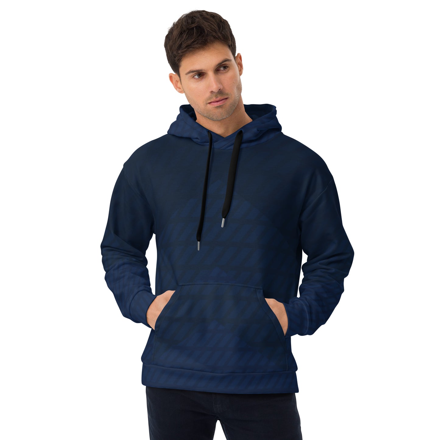 Blue Dash Unisex Hoodie