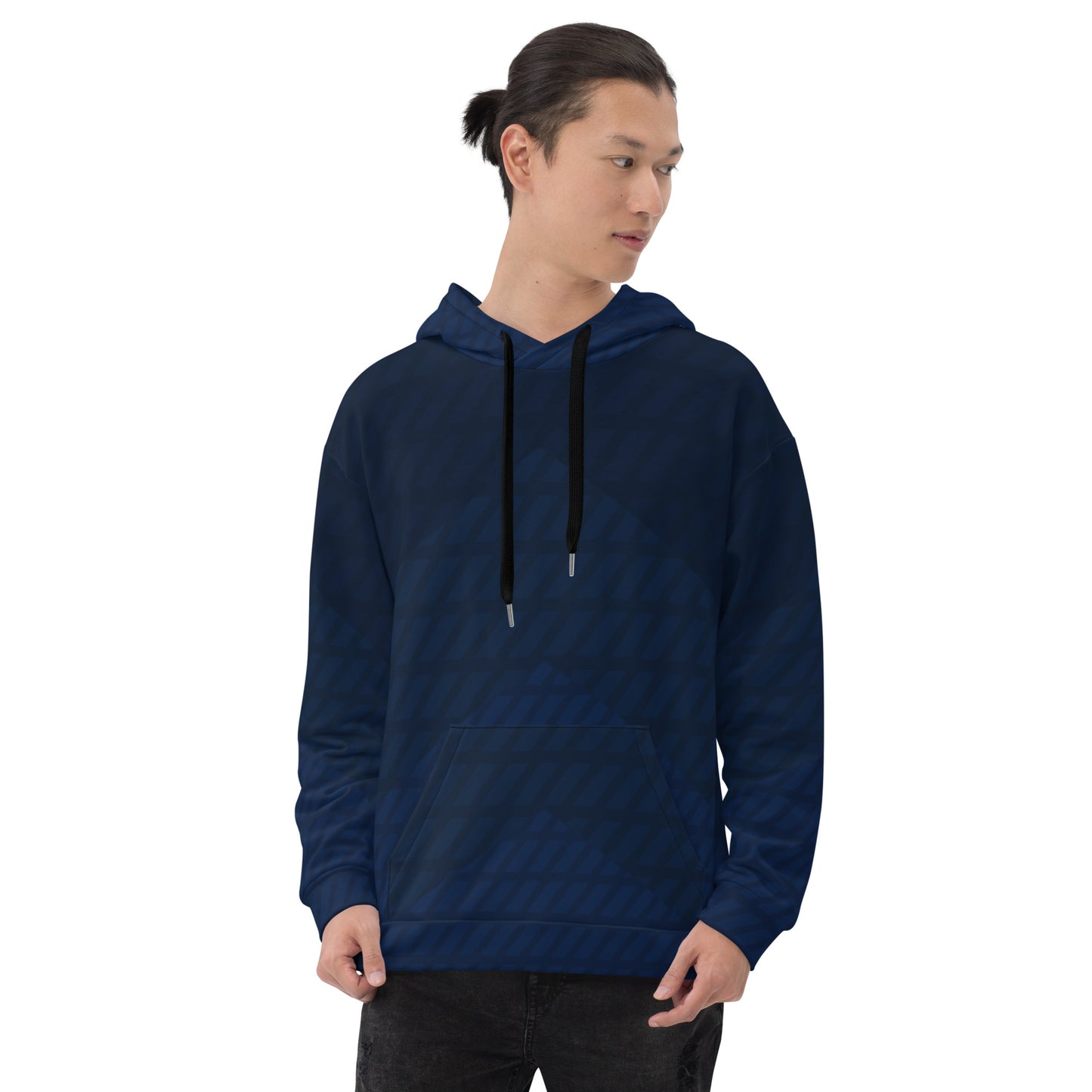 Blue Dash Unisex Hoodie