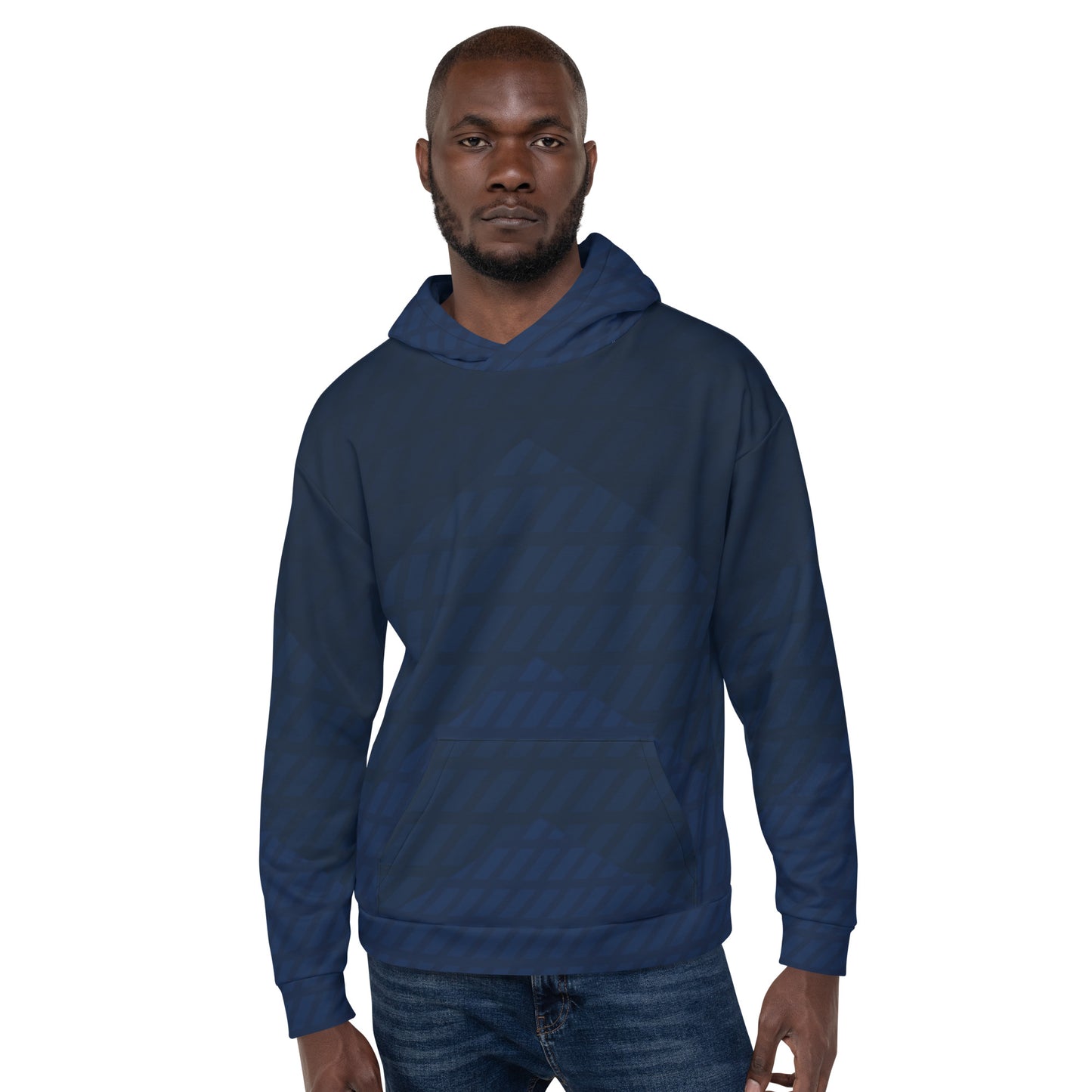 Blue Dash Unisex Hoodie