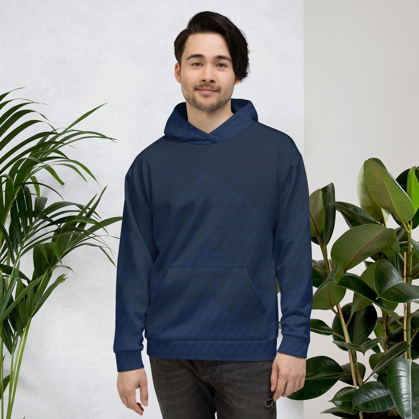 Blue Dash Unisex Hoodie