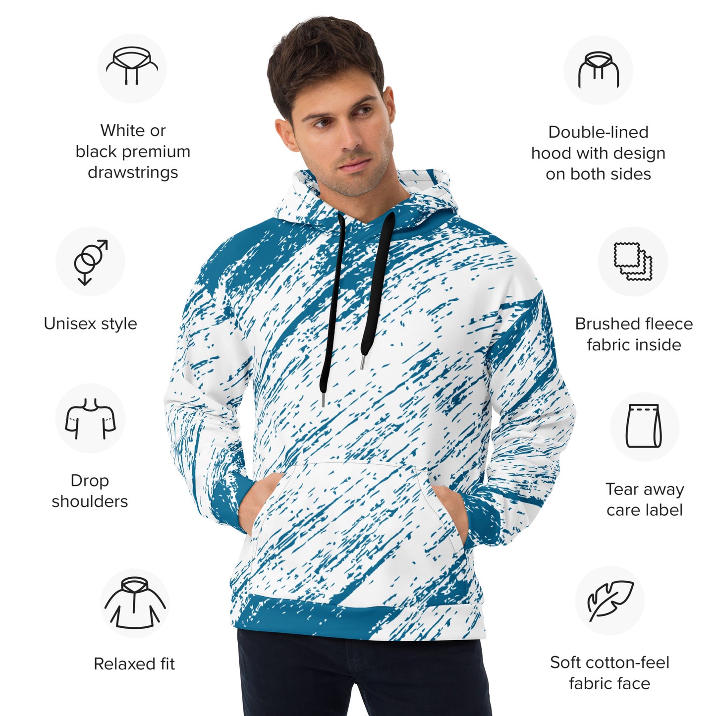 Blue-Storm Unisex Hoodie