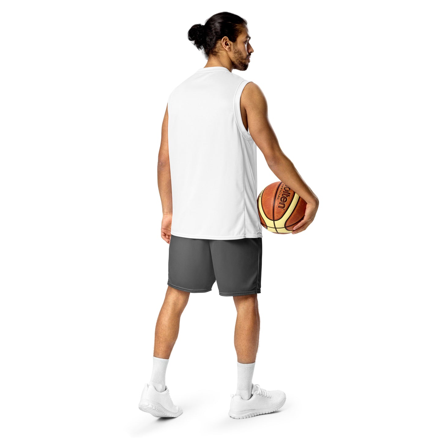 Grey Unisex mesh shorts