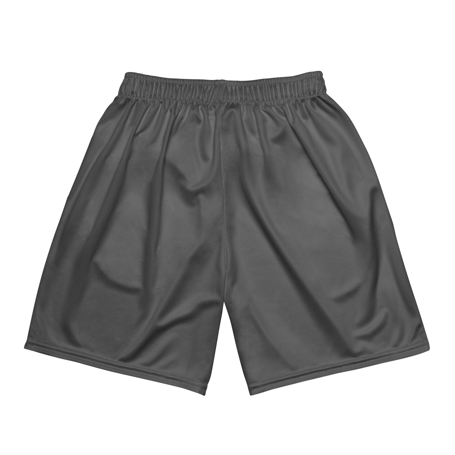 Grey Unisex mesh shorts
