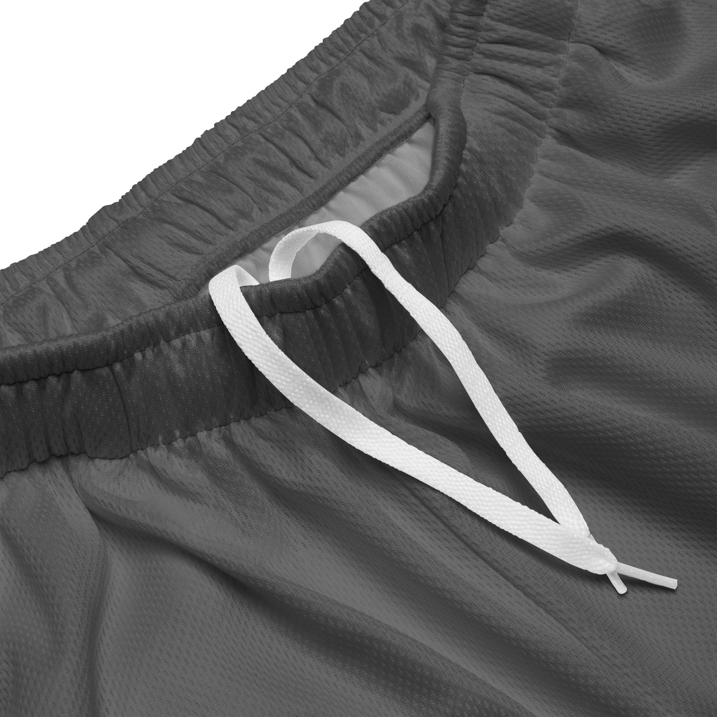 Grey Unisex mesh shorts
