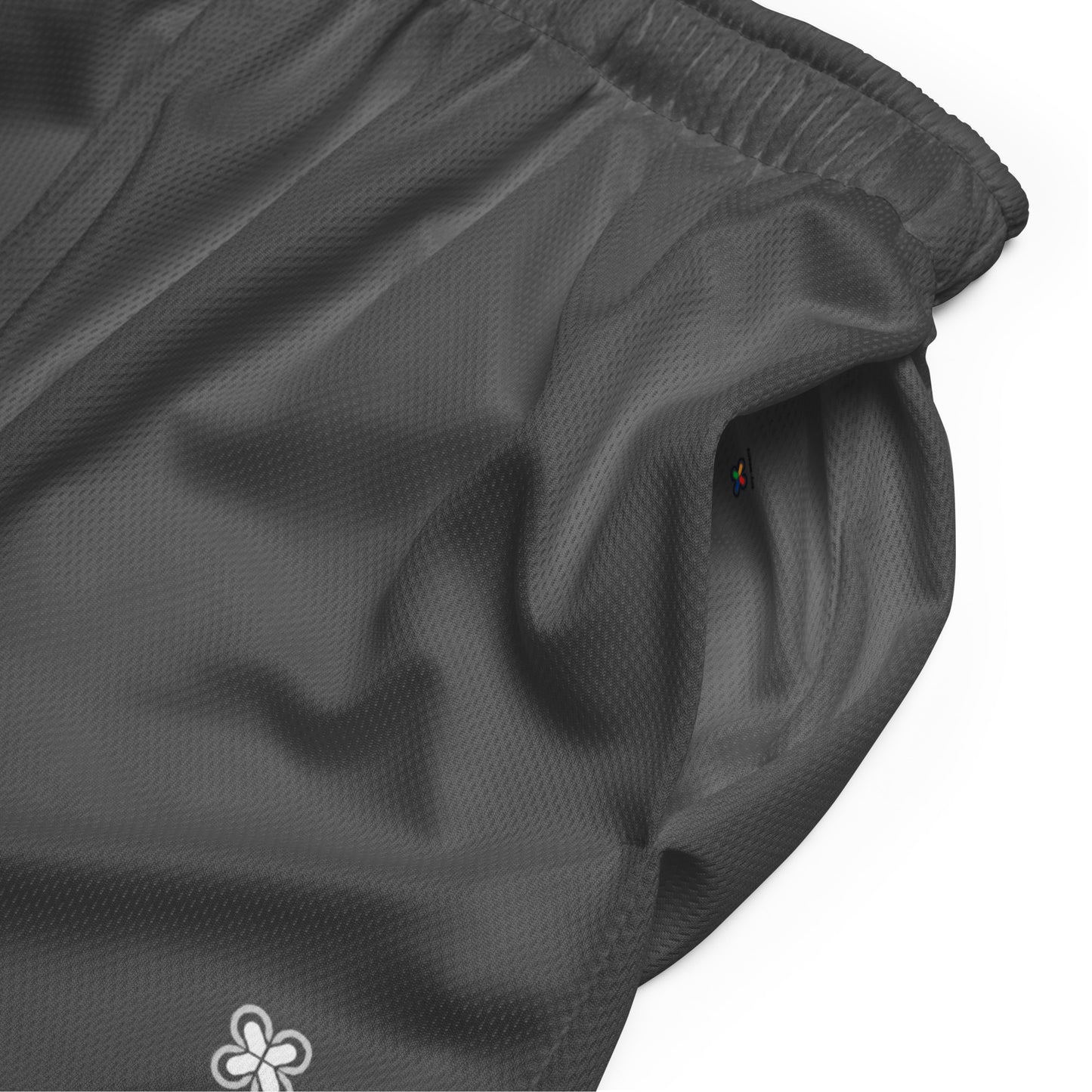 Grey Unisex mesh shorts