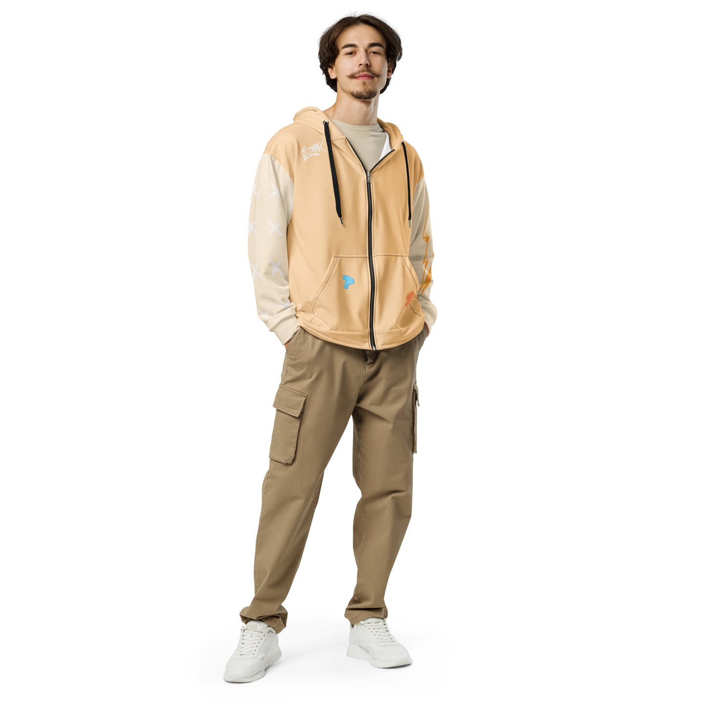 Streetwear Unisex zip hoodie$58.00