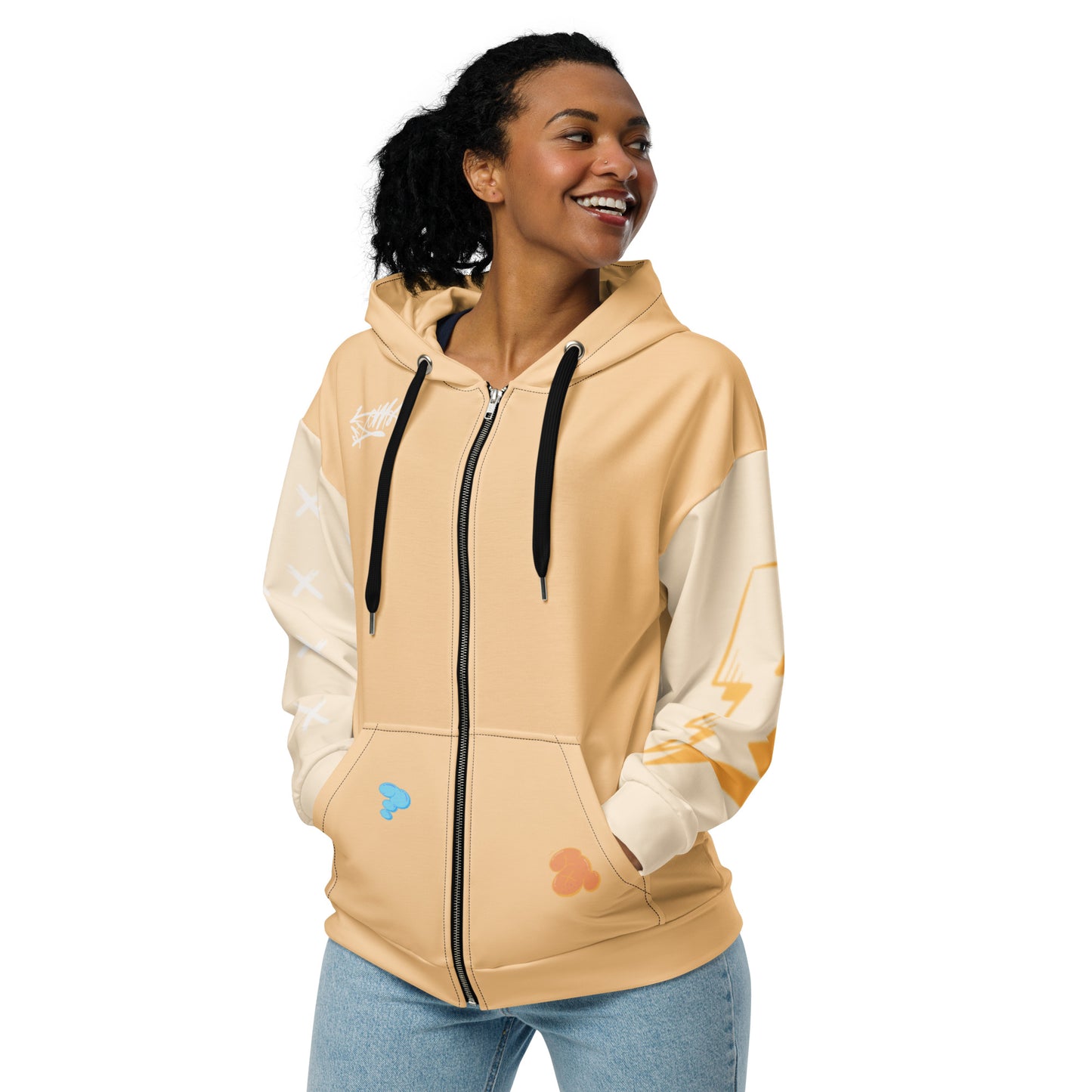 Streetwear Unisex zip hoodie$58.00