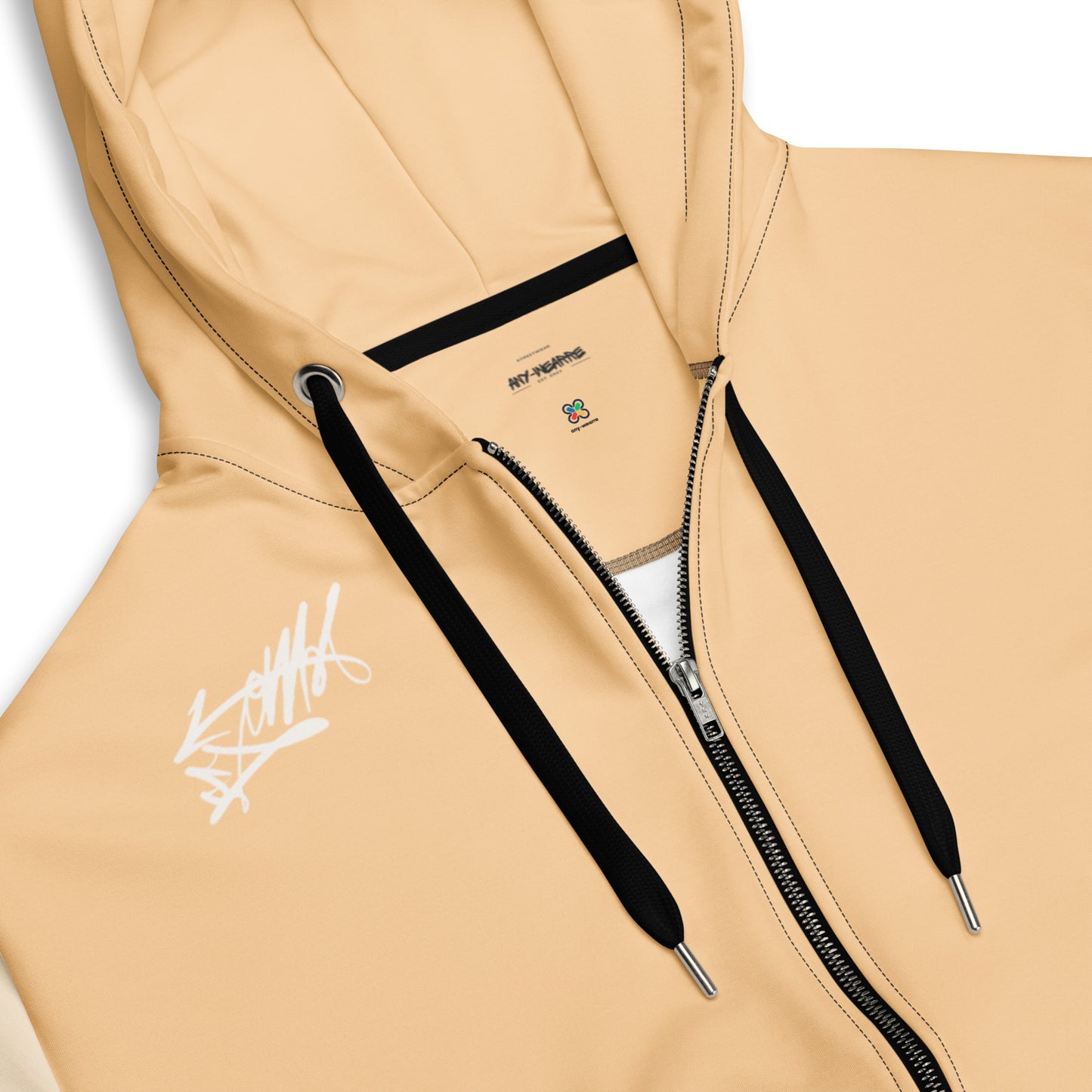 Streetwear Unisex zip hoodie$58.00