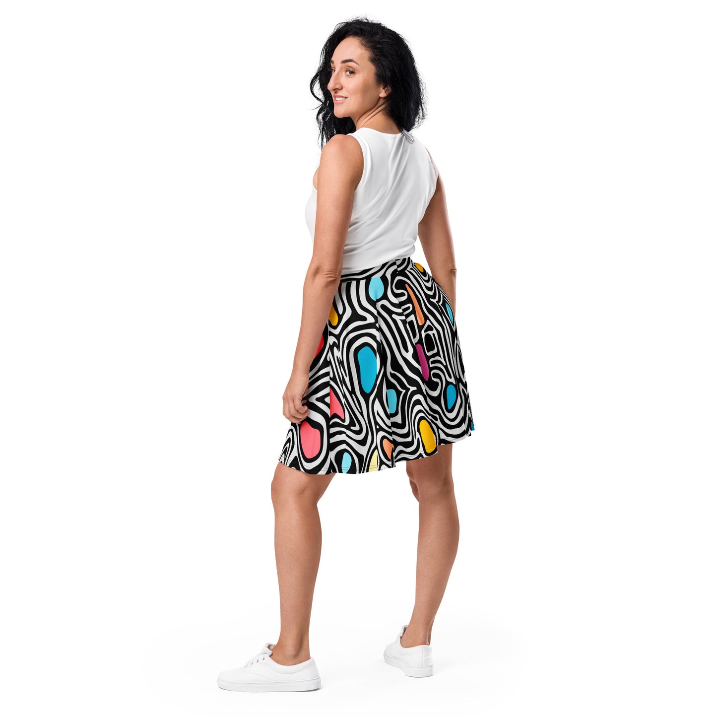 Zebra styled Skater Skirt