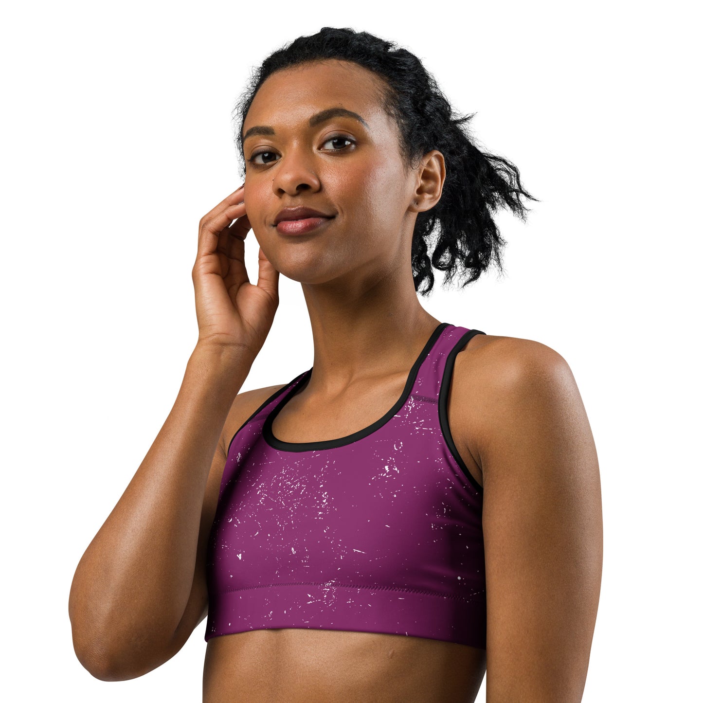 Purple Aesthetic Sports bra