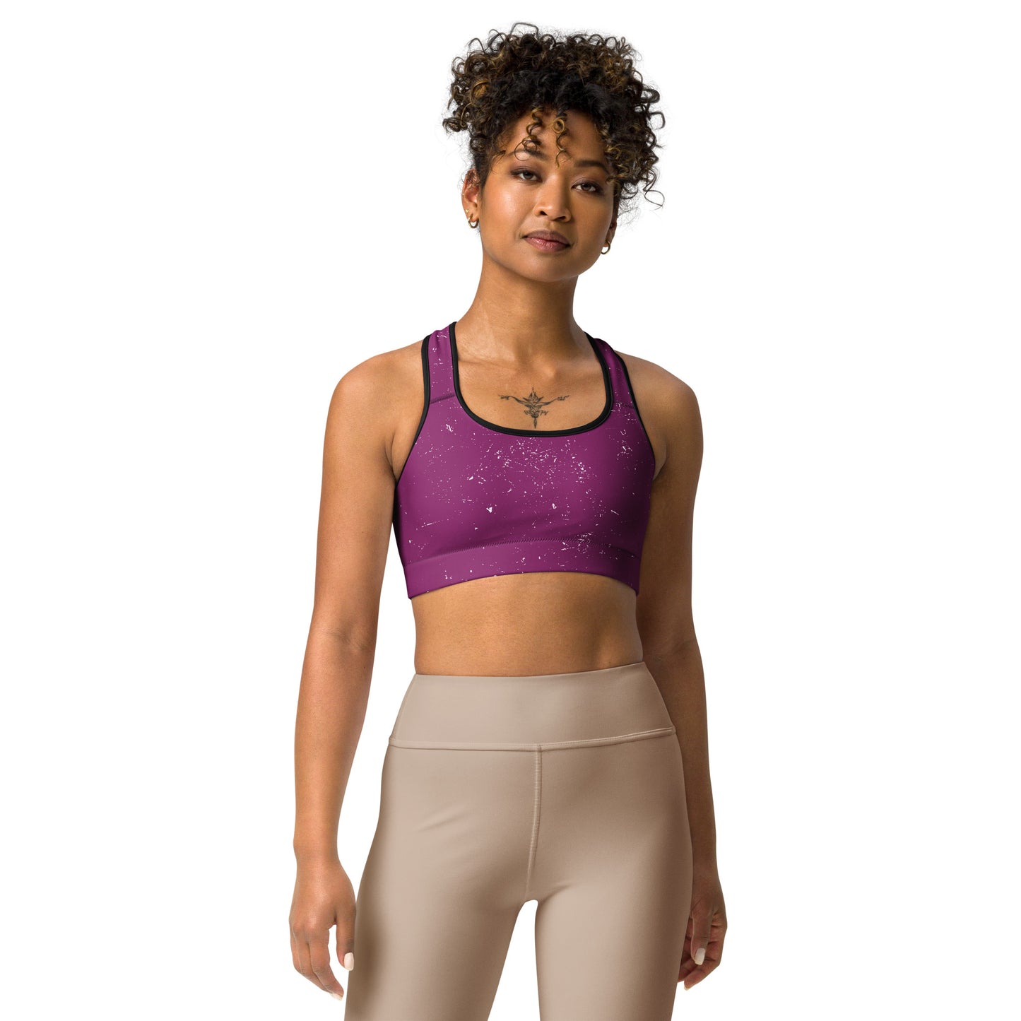 Purple Aesthetic Sports bra