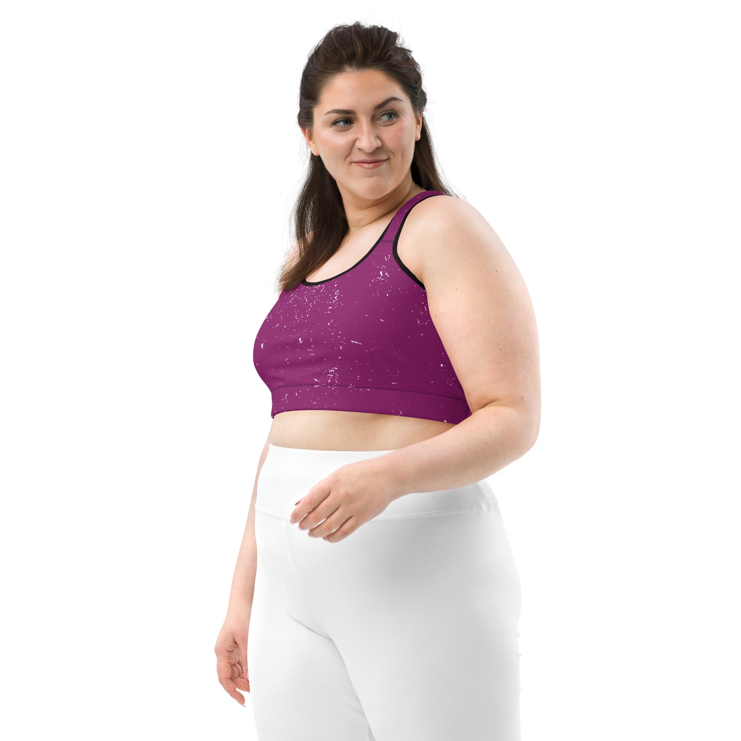 Purple Aesthetic Sports bra