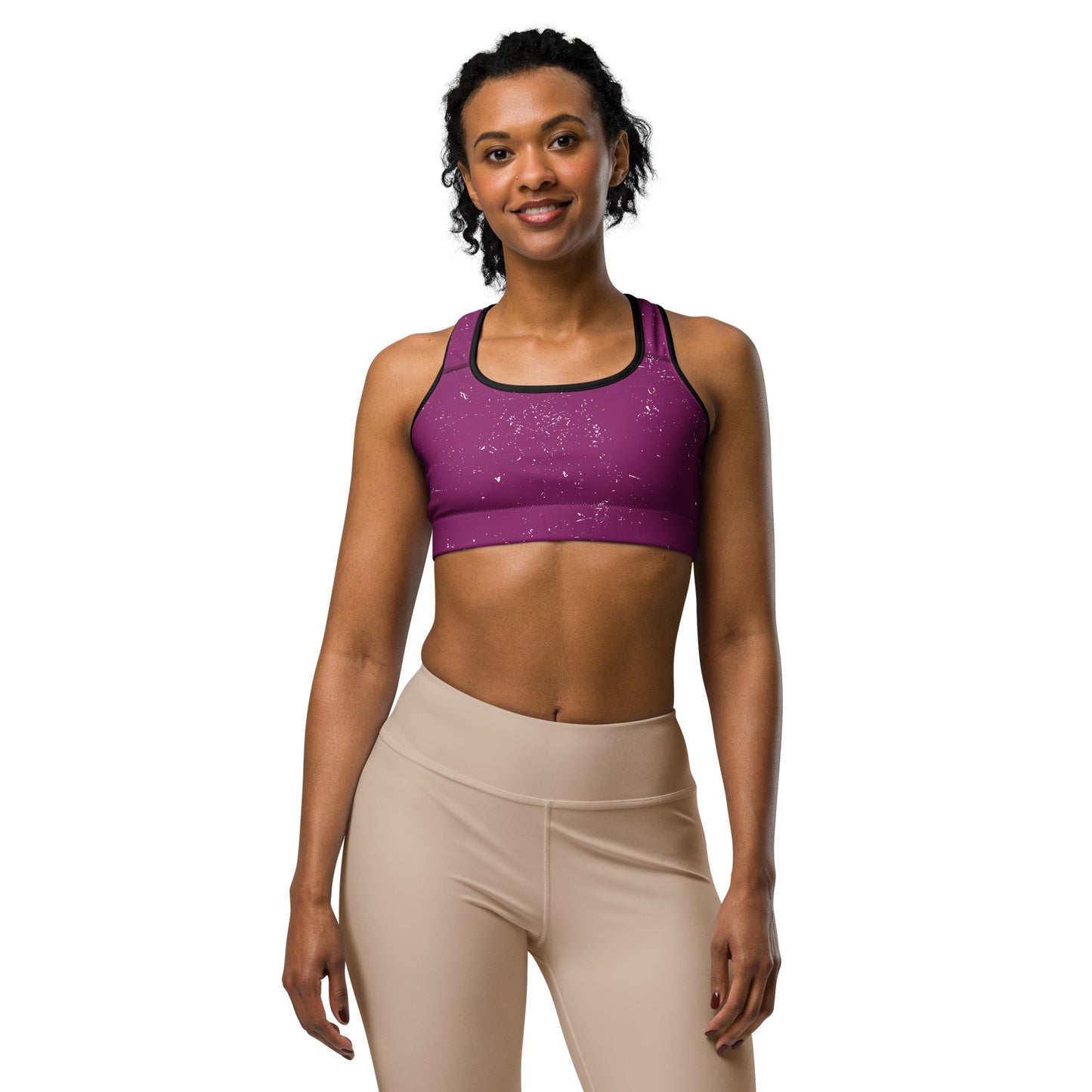 Purple Aesthetic Sports bra
