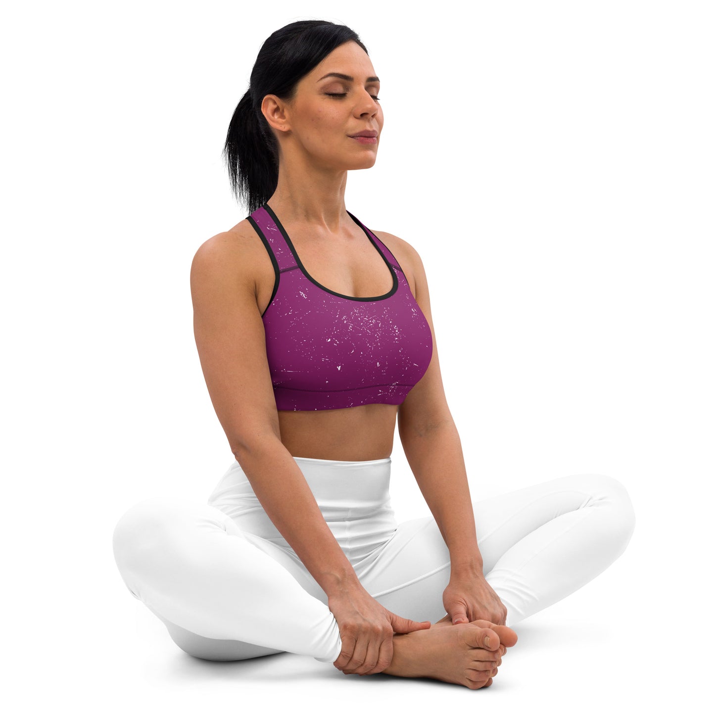 Purple Aesthetic Sports bra