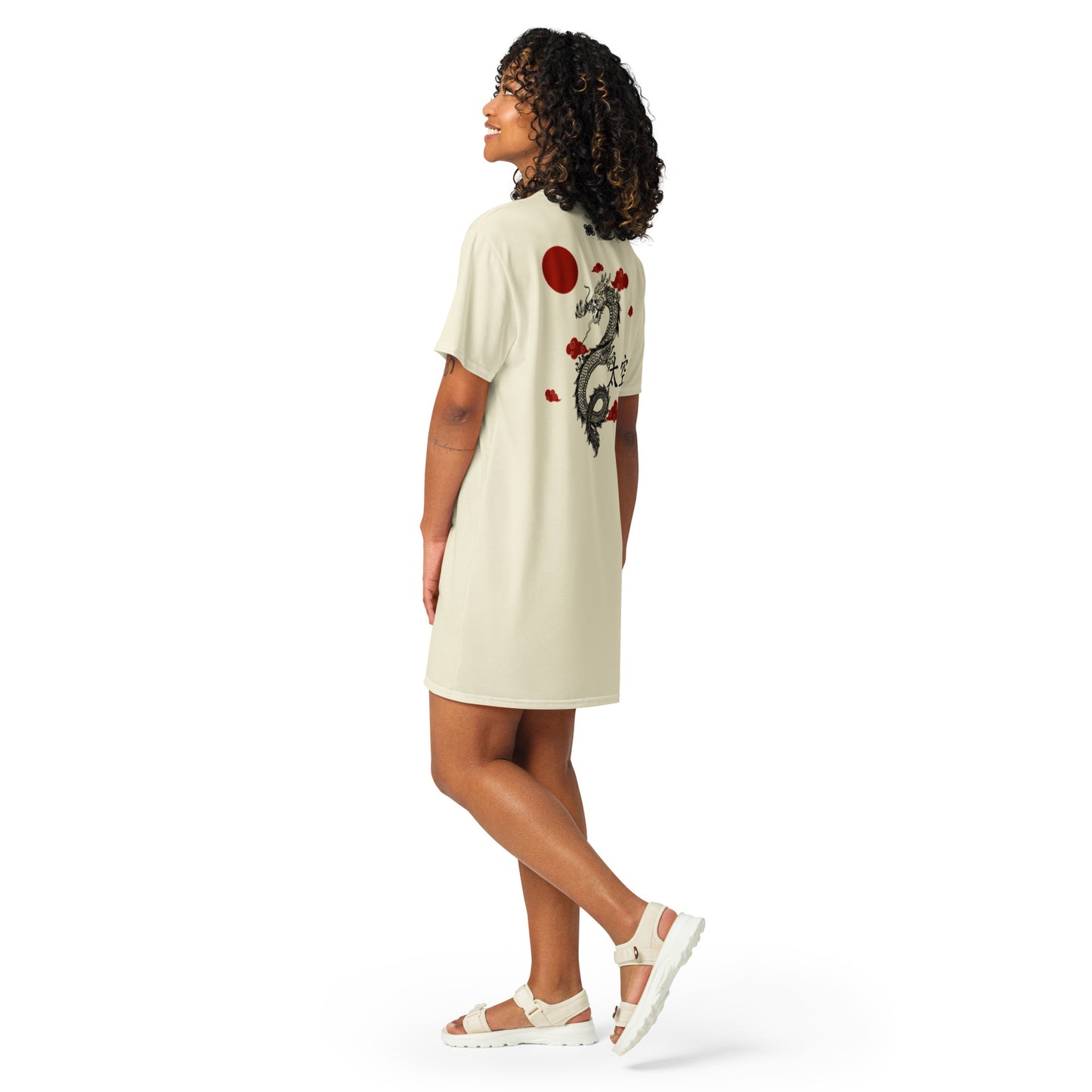 Eyes-On-Me T-shirt dress
