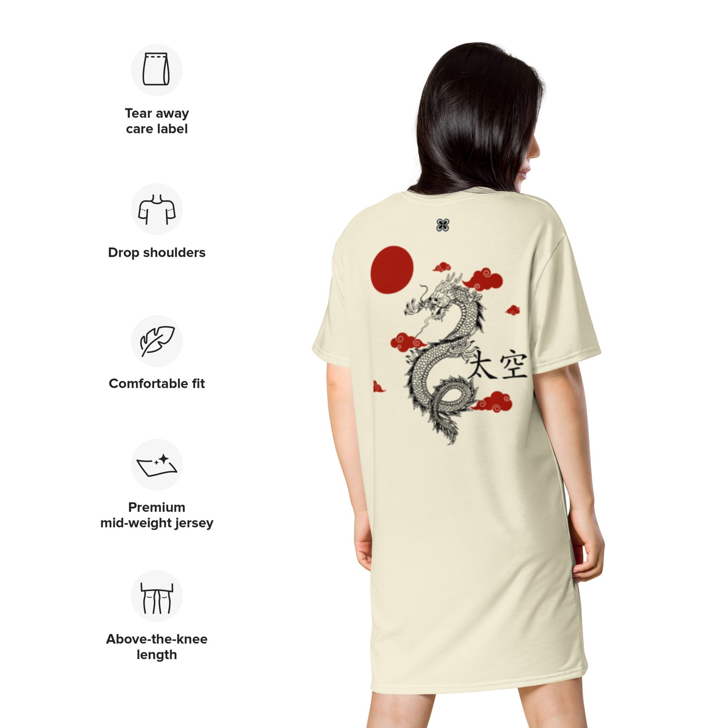 Eyes-On-Me T-shirt dress