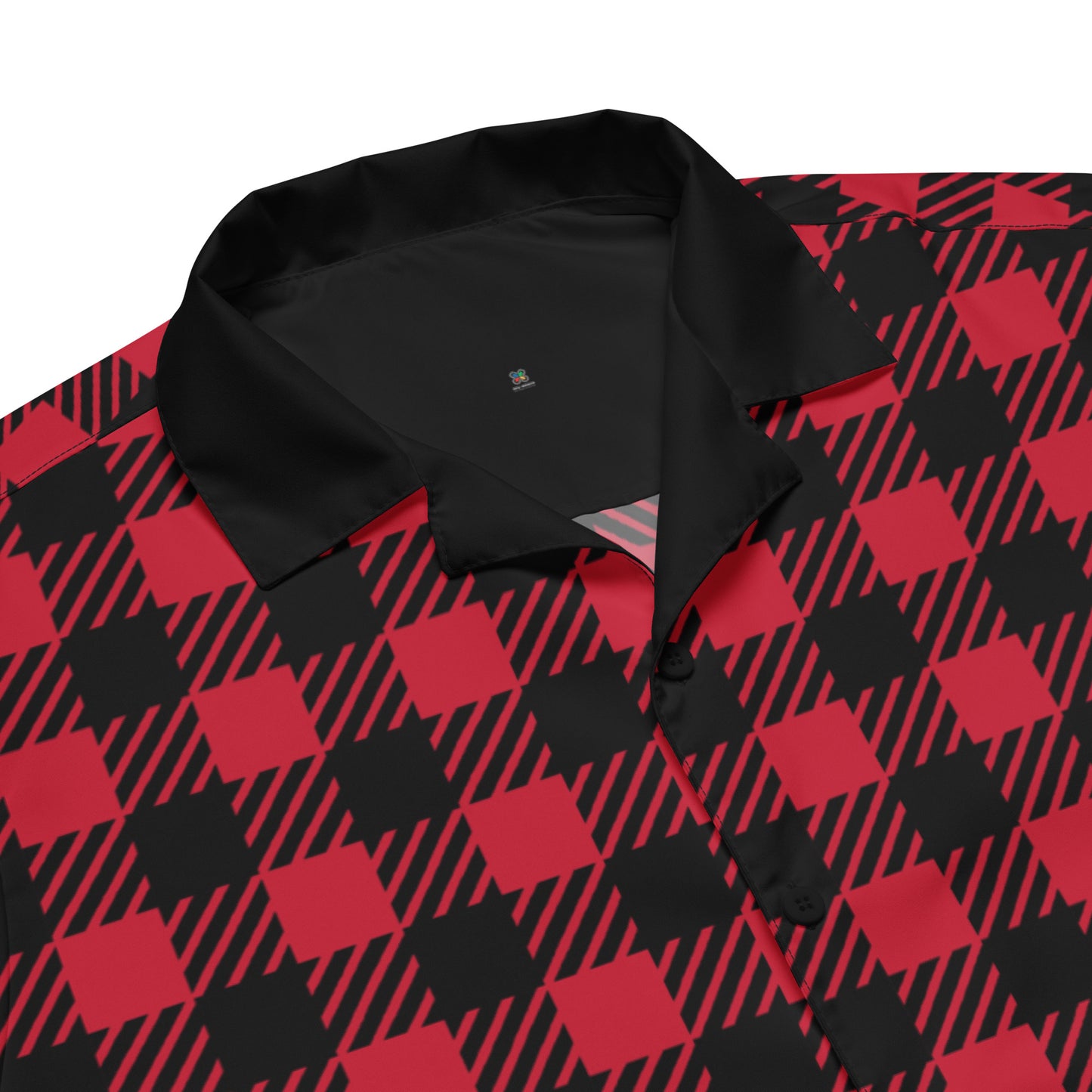 Red Plaid Unisex button shirt$38.95
