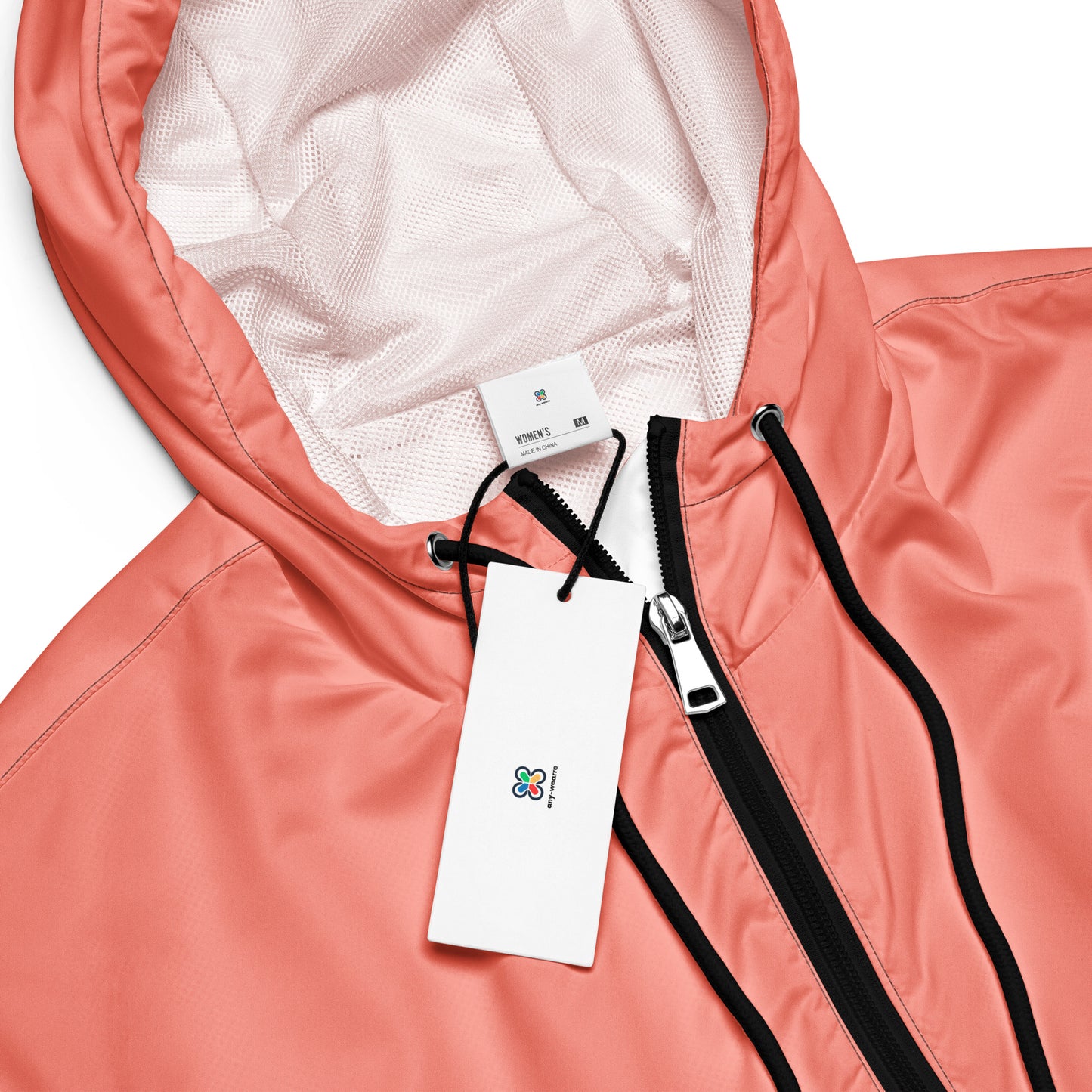 Pink Women’s cropped windbreaker