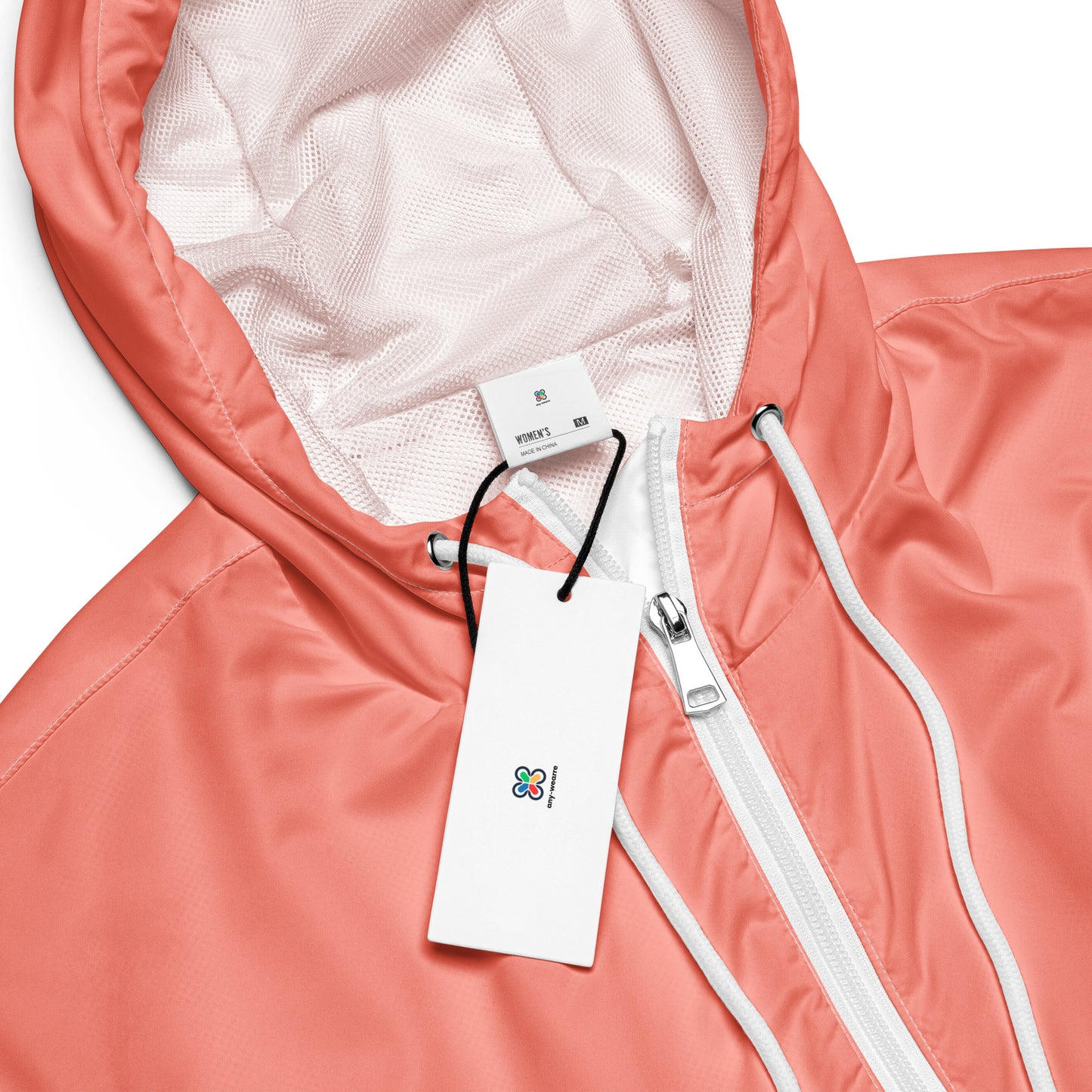 Pink Women’s cropped windbreaker