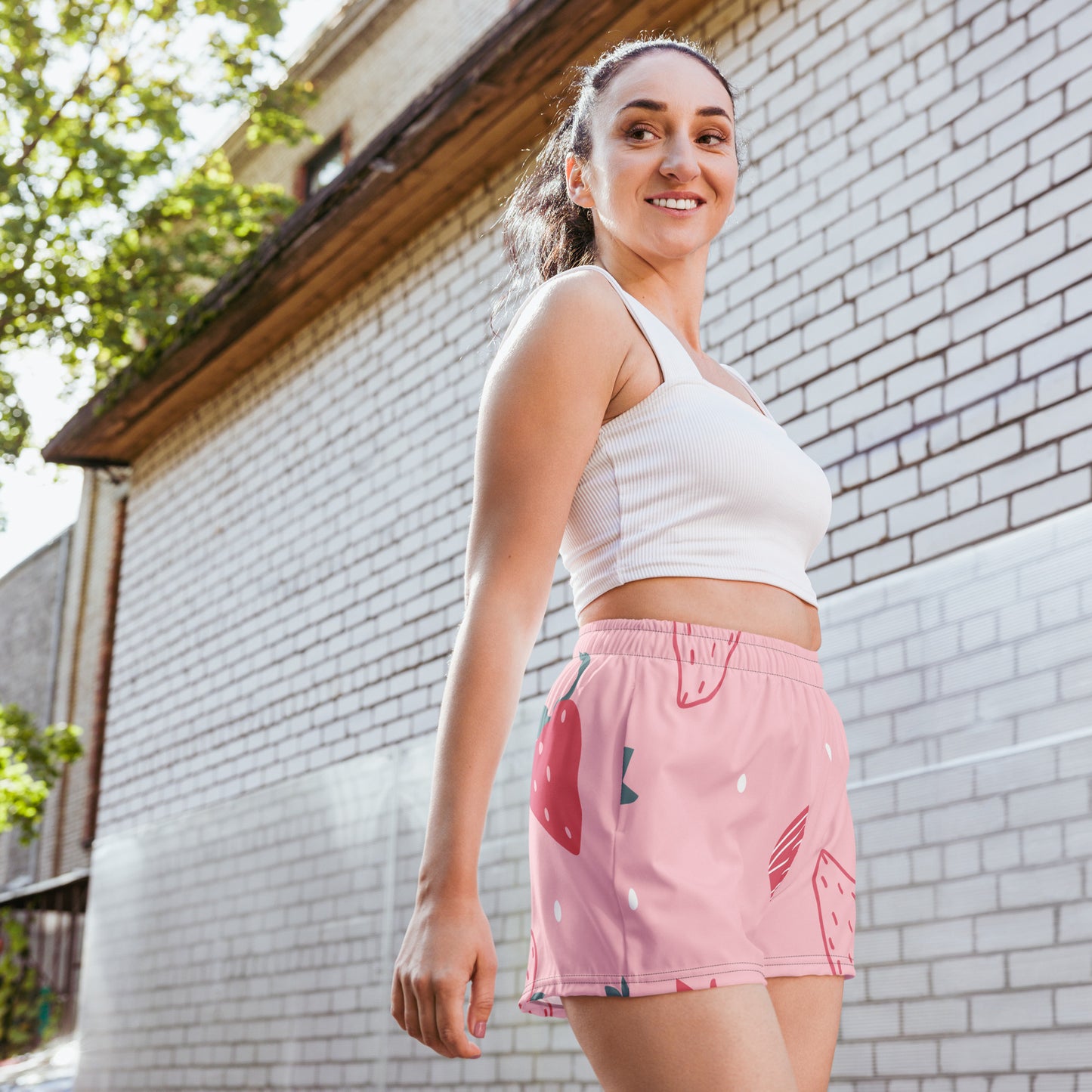 Strawberries Women’s Athletic Shorts