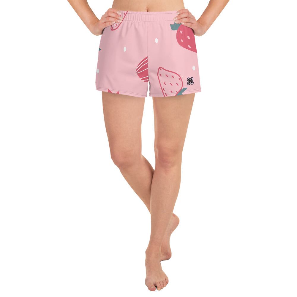 Strawberries Women’s Athletic Shorts