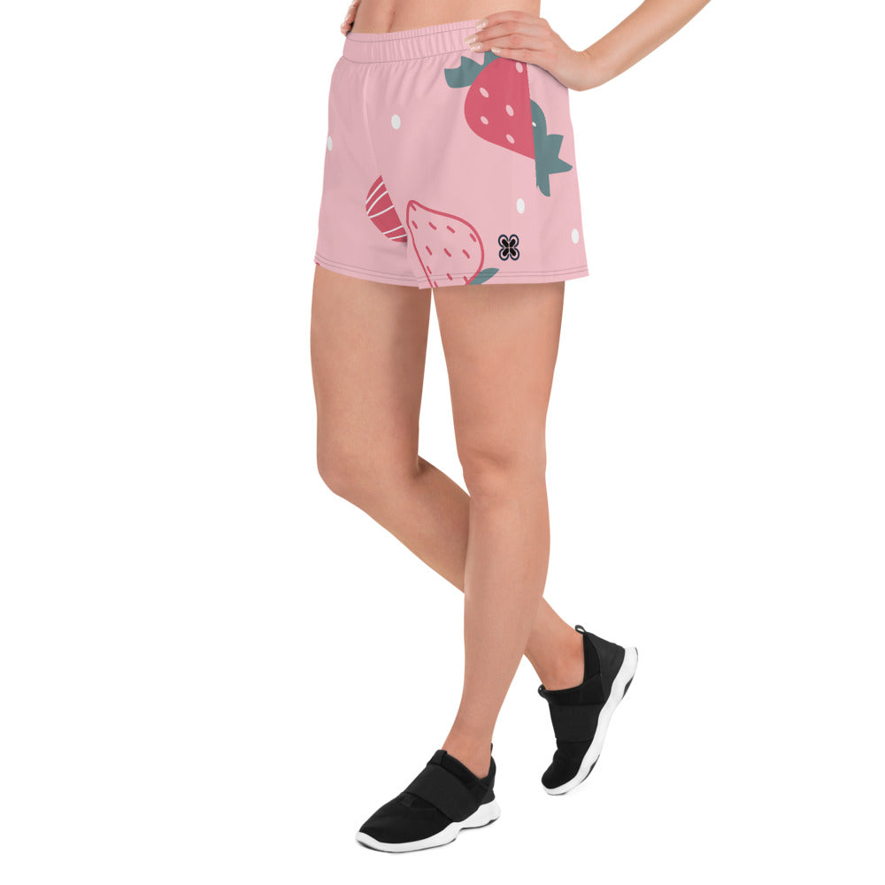 Strawberries Women’s Athletic Shorts