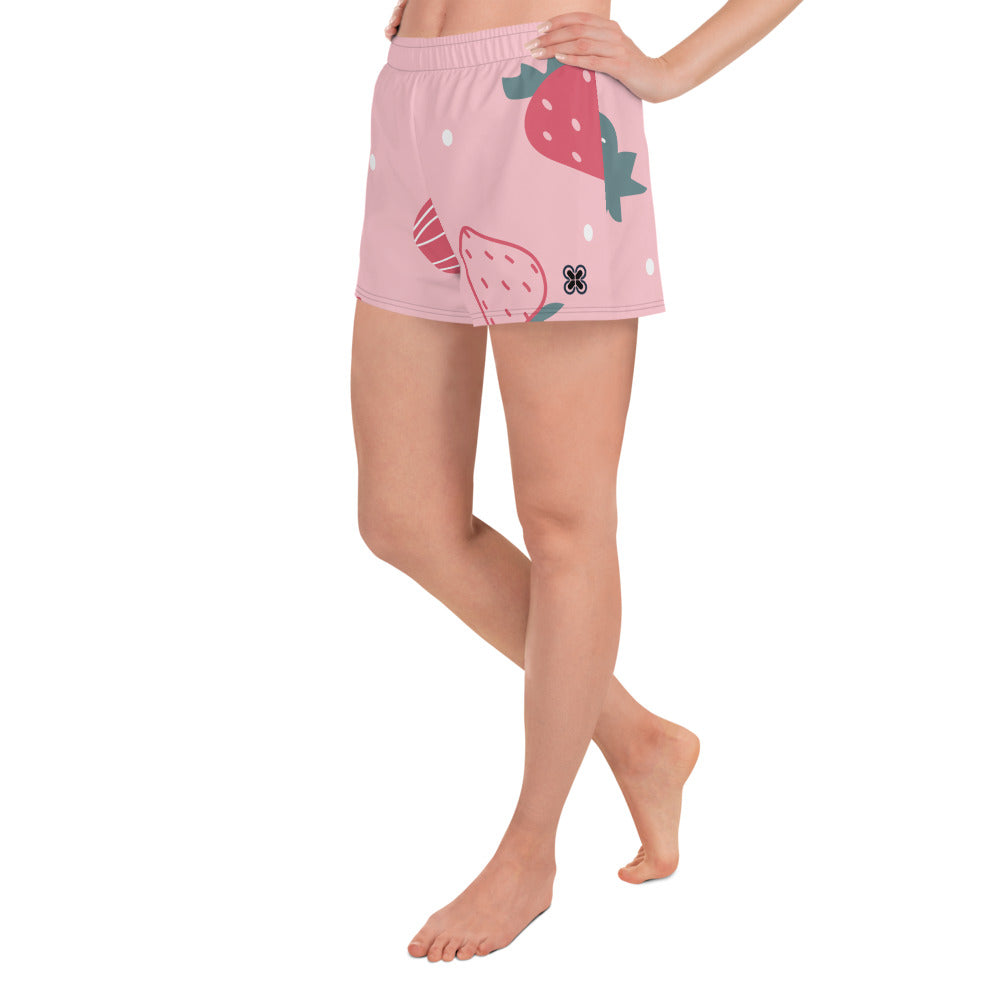 Strawberries Women’s Athletic Shorts